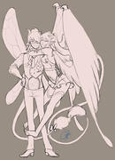 Example 4 - Character n left (c) Shunuko@BlueSky